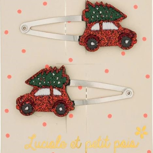 Barrettes Xmas Drive (paire)