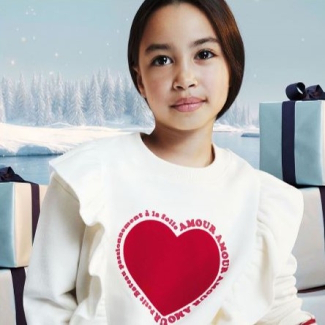 Sweatshirt enfant en coton imprimé