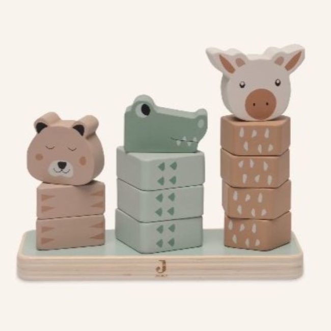 Tour d'empilage en Bois - Jungle Jambo