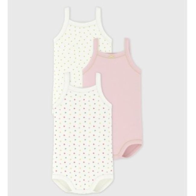Lot de bodies bretelles en coton bébé