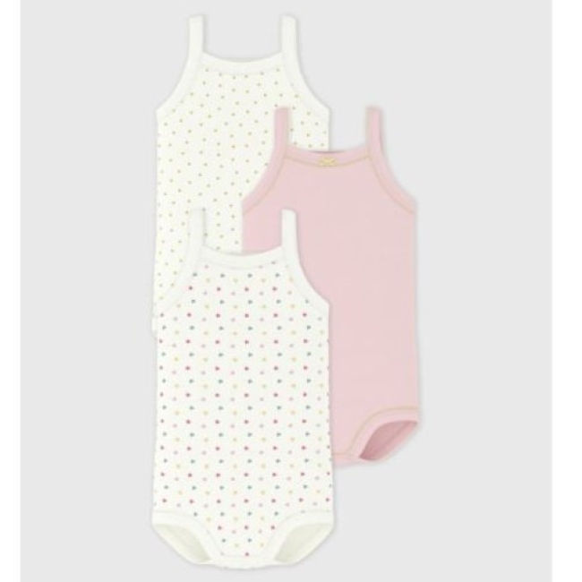 Lot de bodies bretelles en coton bébé