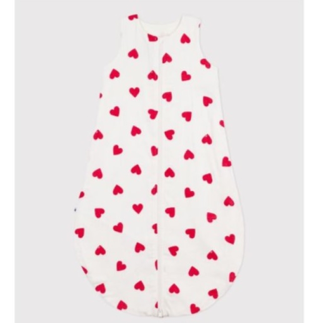 Gigoteuse bébé en coton à cœurs TOG 1
