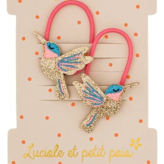 Élastiques mini - Sunny le colibri (paire)