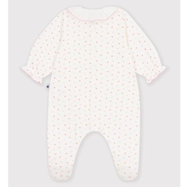 Pyjama bébé en tubique imprimé à cœurs