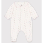 Pyjama bébé en tubique imprimé à cœurs
