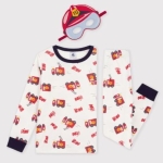 Pyjama déguisement pompier enfant en coton