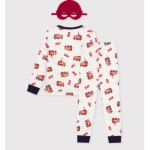 Pyjama déguisement pompier enfant en coton